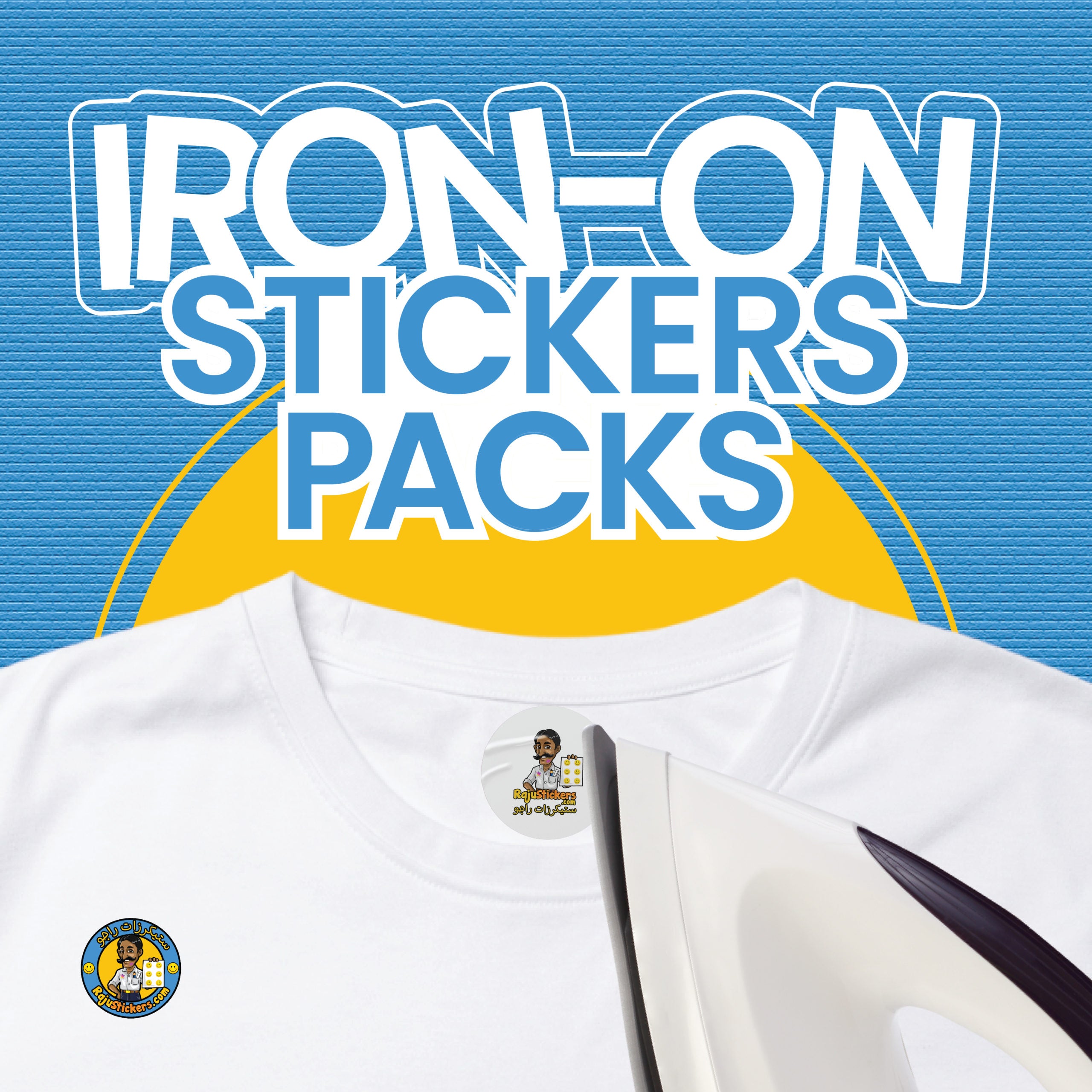 Iron-On Strickers Packs