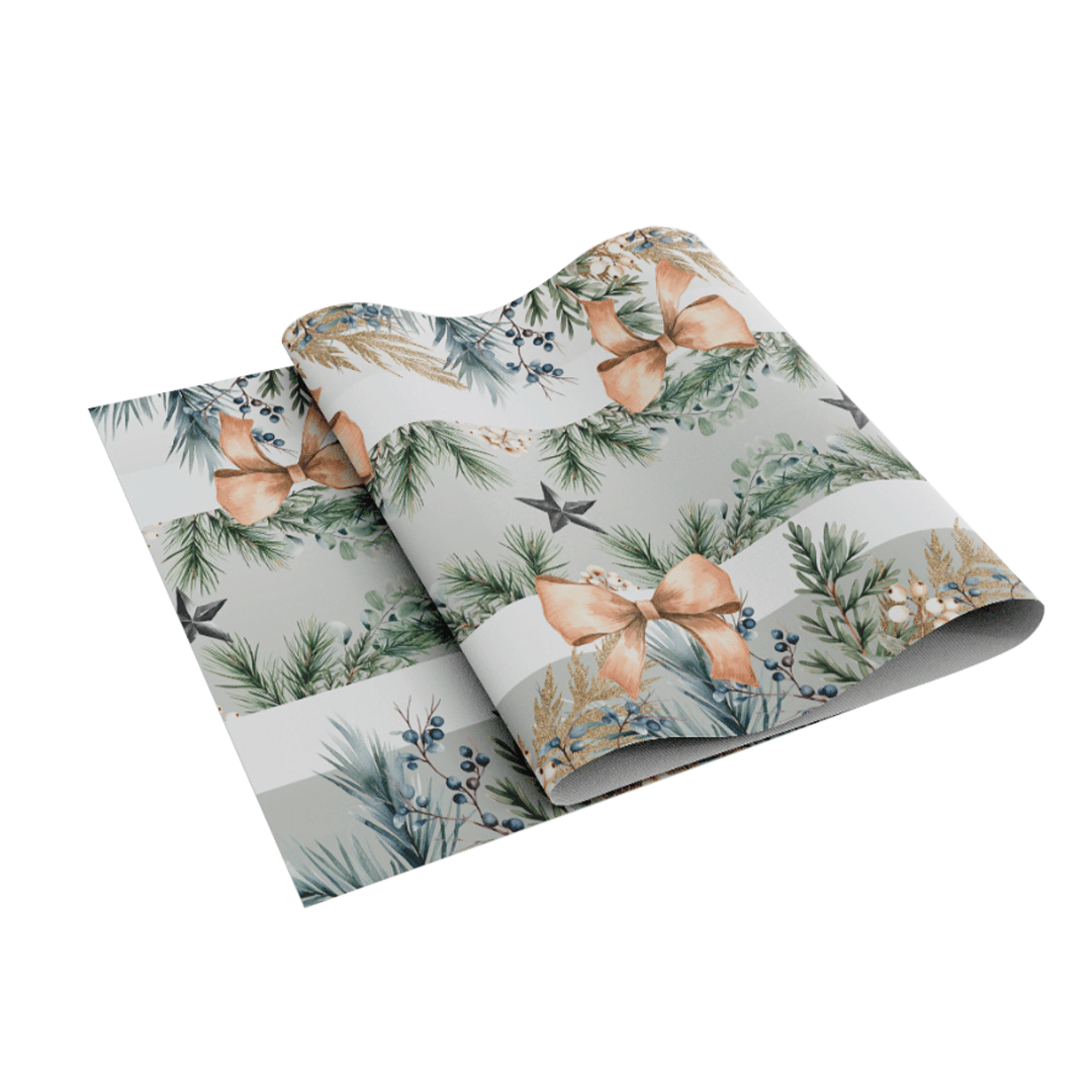 Table Cloth (250 cm x 120 cm) - Winter Whisper Collection