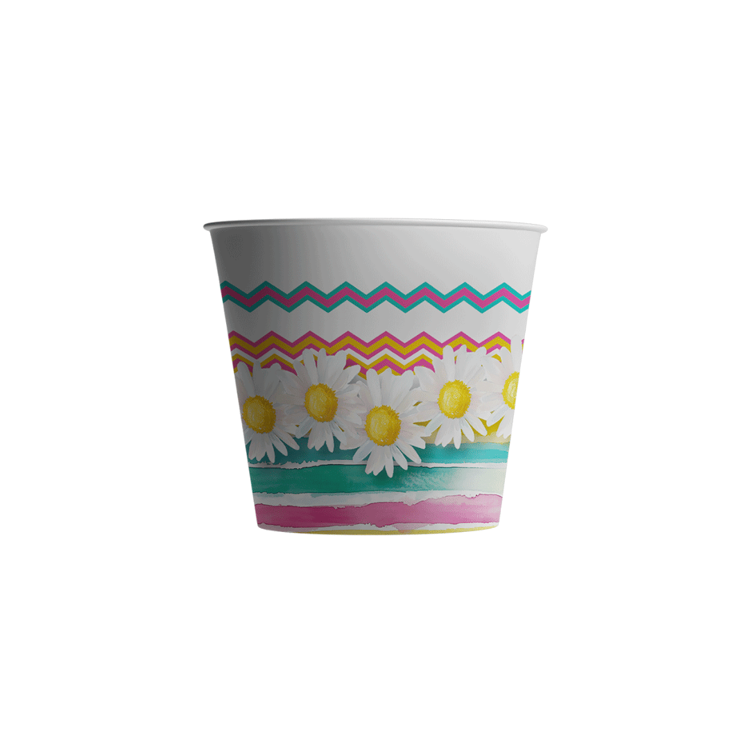 Paper Cups (2,5oz) - Summer Bloom 2026 Collection Package (12 Pcs/Pkg)