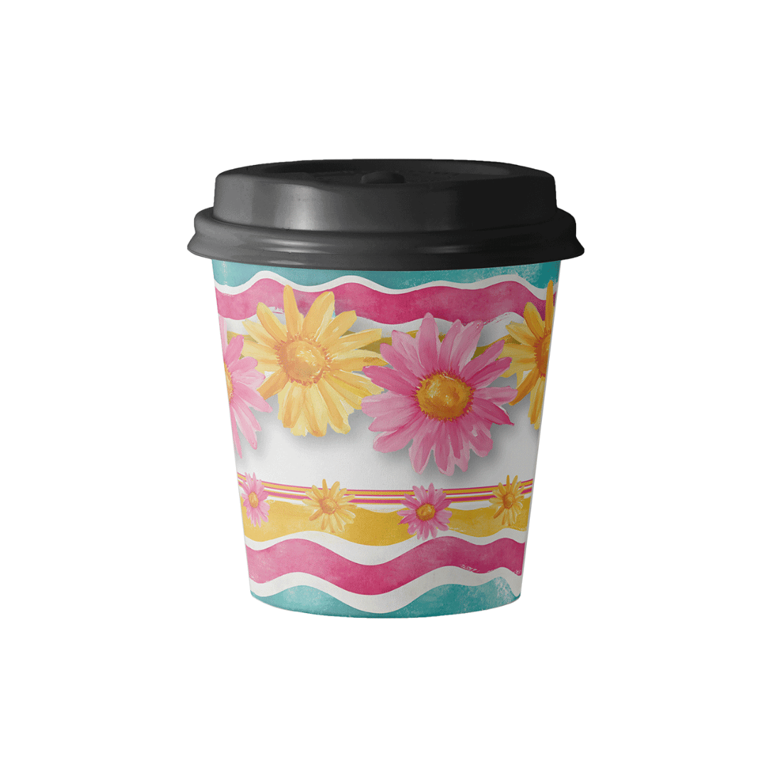 Paper Cups (8oz) - Summer Bloom 2026 Collection Package (12 Pcs/Pkg)