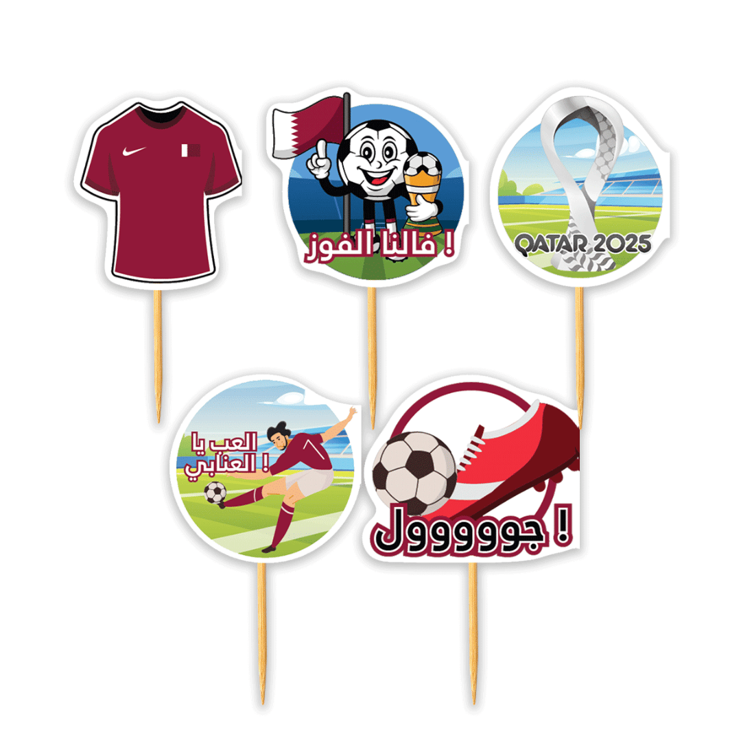 Kuwait Food Toppers - FIFA ARAB CUP Collection Package (30 pcs/pkg)
