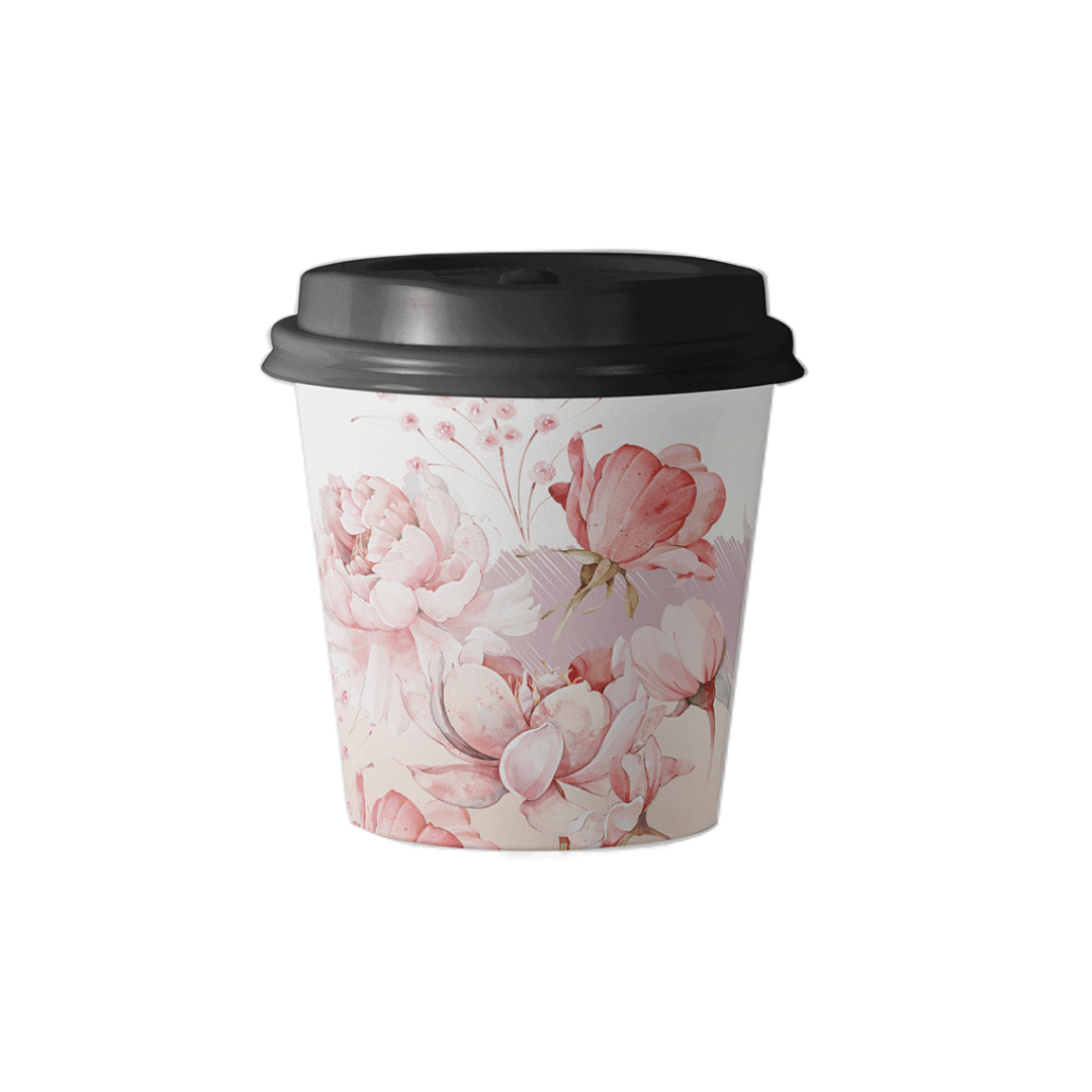 Paper Cups (4oz) - Floral Dreams 2026 Collection (12 Pcs/Pkg)