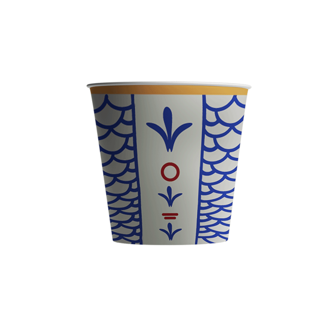 Paper Cups (2,5oz) - Lebanese Paper Cups Collection (12 Pcs/Pkg)