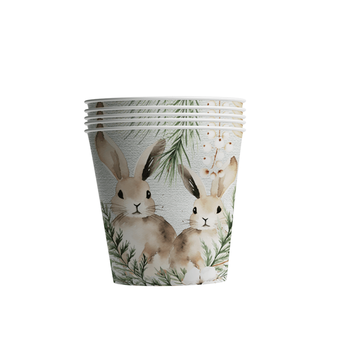 Paper Cups (2,5oz) - Winter Whisper Collection