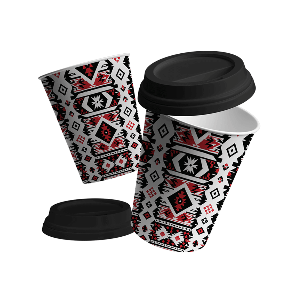 Paper Cups (8oz) - Bedoin Paper Cups Collection (12 pcs/Pkg)