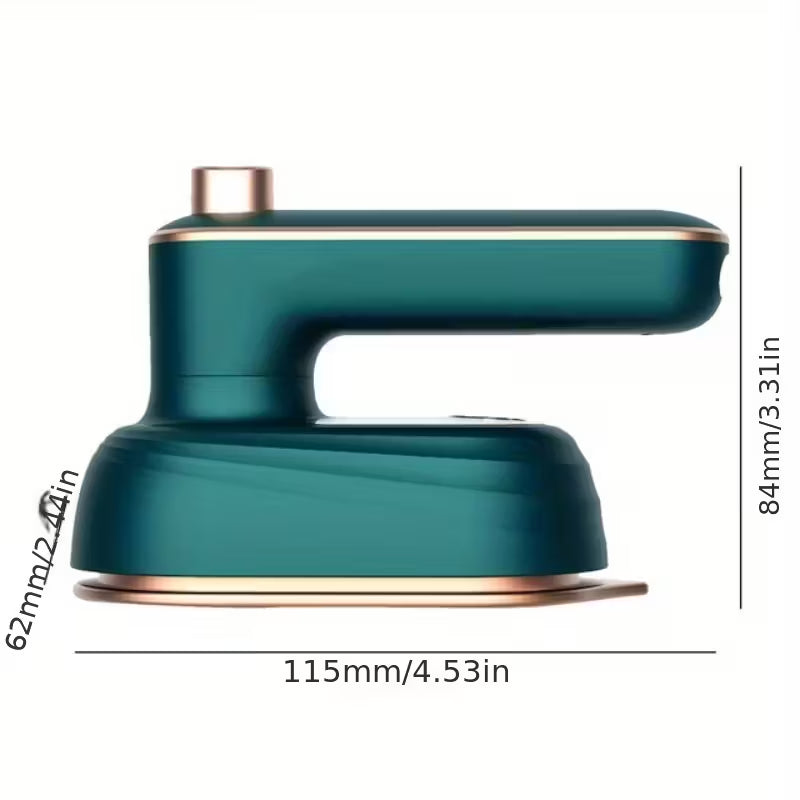 Upgraded Portable Mini Ironing Machine 180° Rotatable Handheld & Foldable Travel Steamer - Compact Design, No Electricity Needed