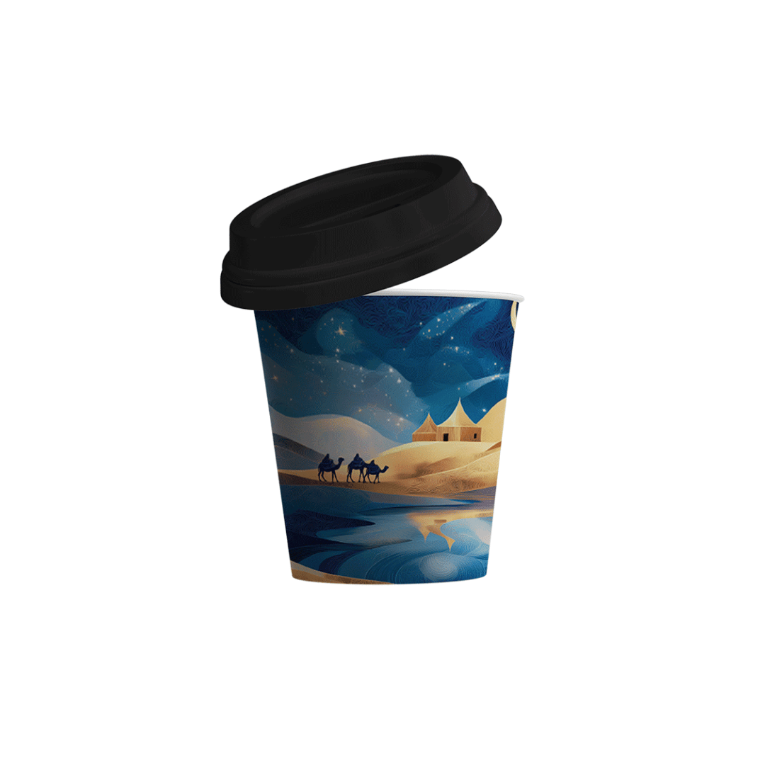 Paper Cups (4oz) - Desert Paper Cups Collection (12 Pcs/pkg)