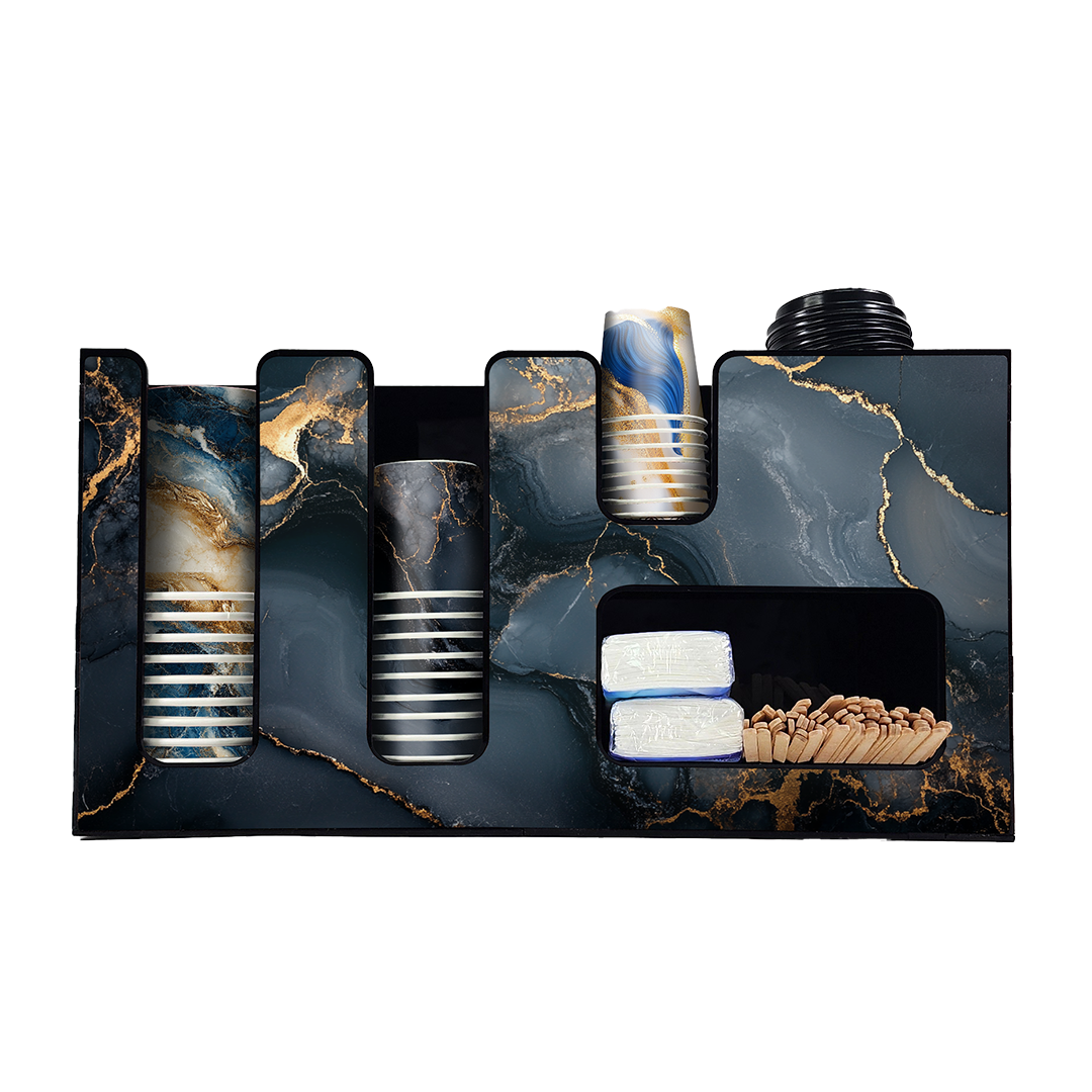Tea/Coffee Station – Midnight Marble