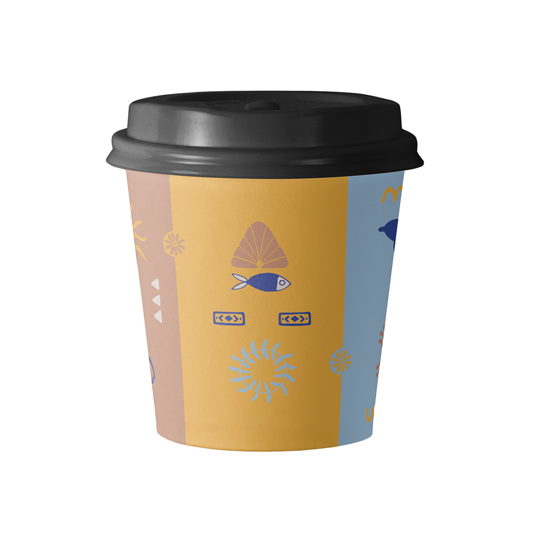 Paper Cups (8oz) - Dolce Mare 2026 Collection Package (12 Pcs/Pkg)