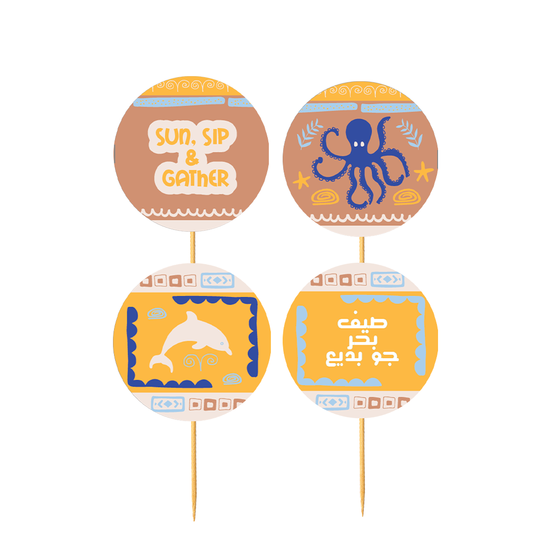 Food Toppers - Dolce Mare 2026 Collection Package (30 Pcs/Pkg)