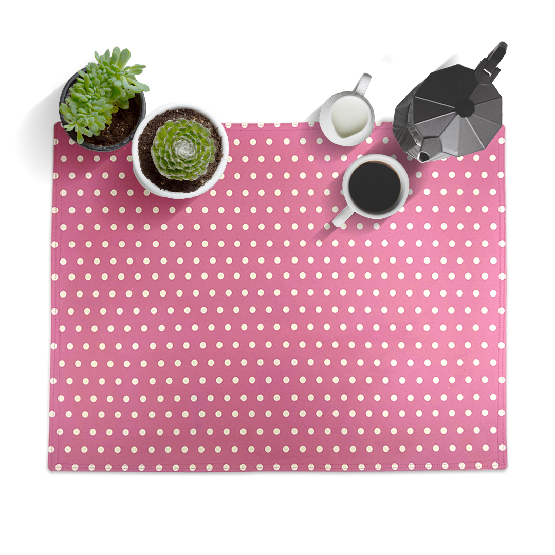 TABLE MAT- POLKA PINK THEME (1 Pcs/Pkg)
