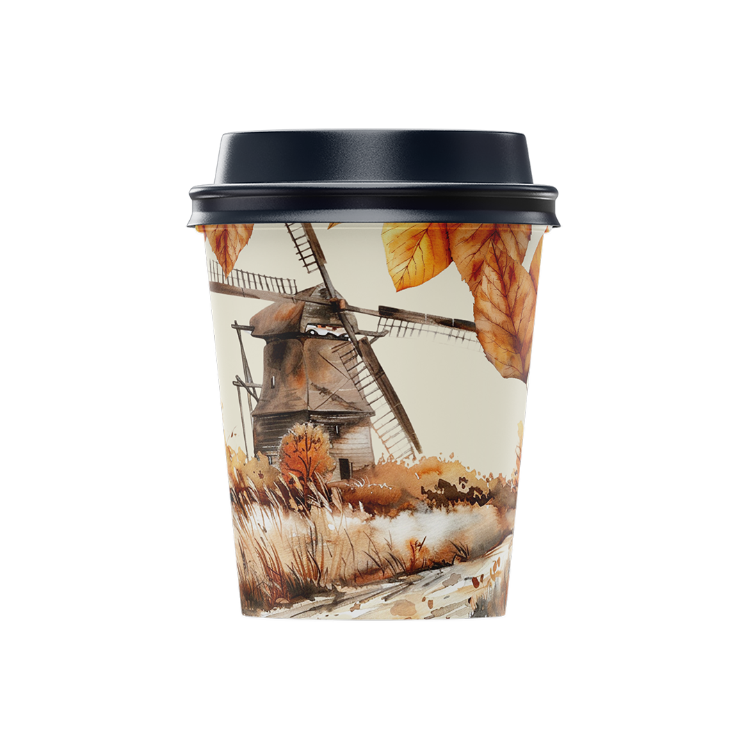Paper Cups (8oz) - Pumpkin Fall Collection (12 pcs/pkg)