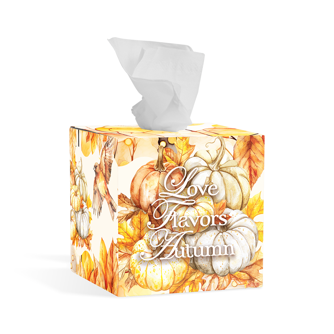 Tissue Box (1 Pcs) - Pumpkin Fall Collection