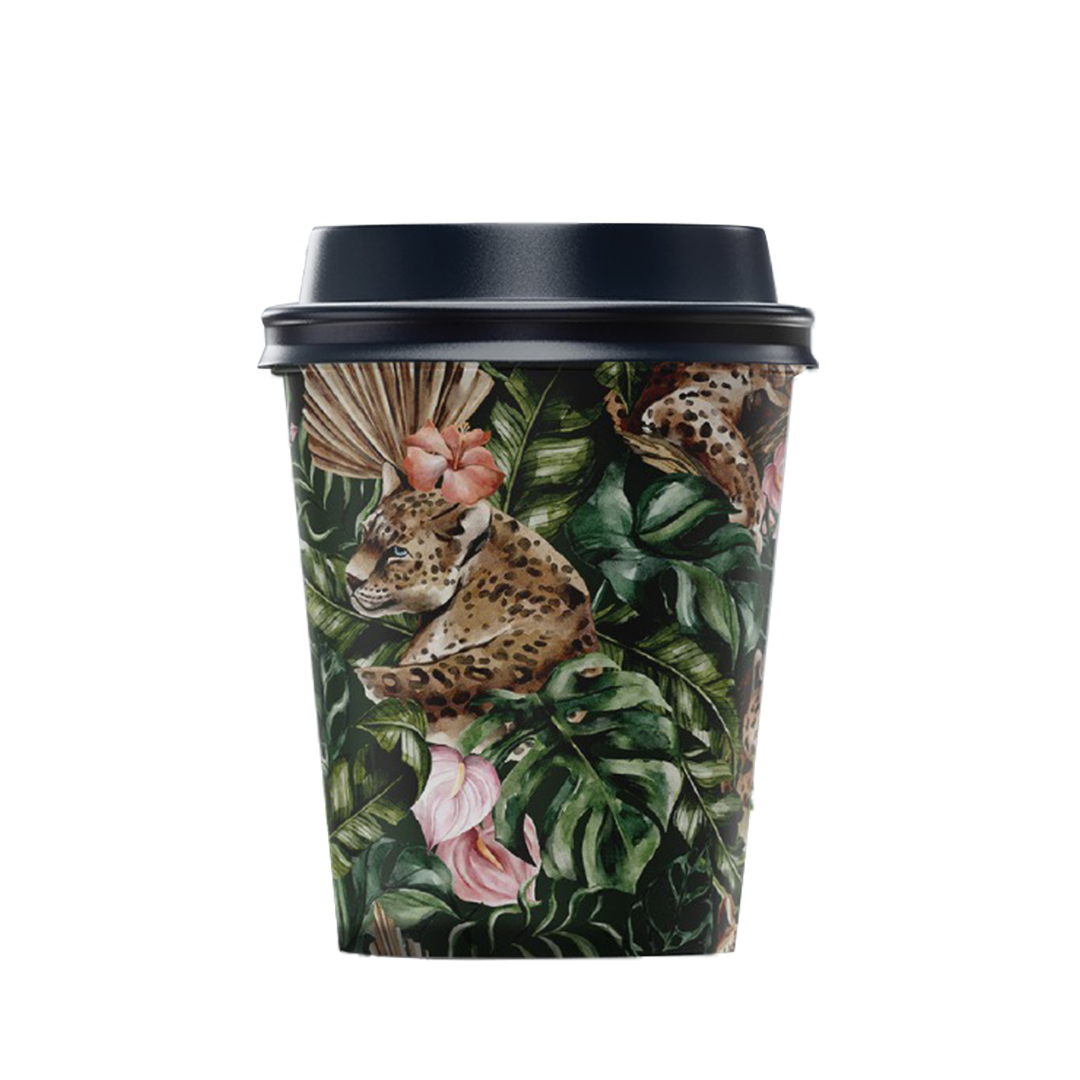Wild Life Premium Paper Cups – 8oz – ( 12 pieces / package )
