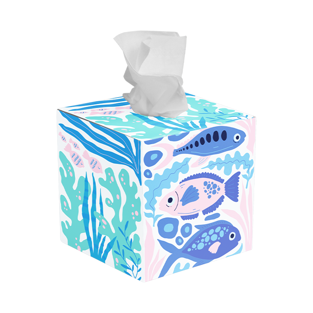 Tissue Box - Summer Breeze Collection Pkg #0003