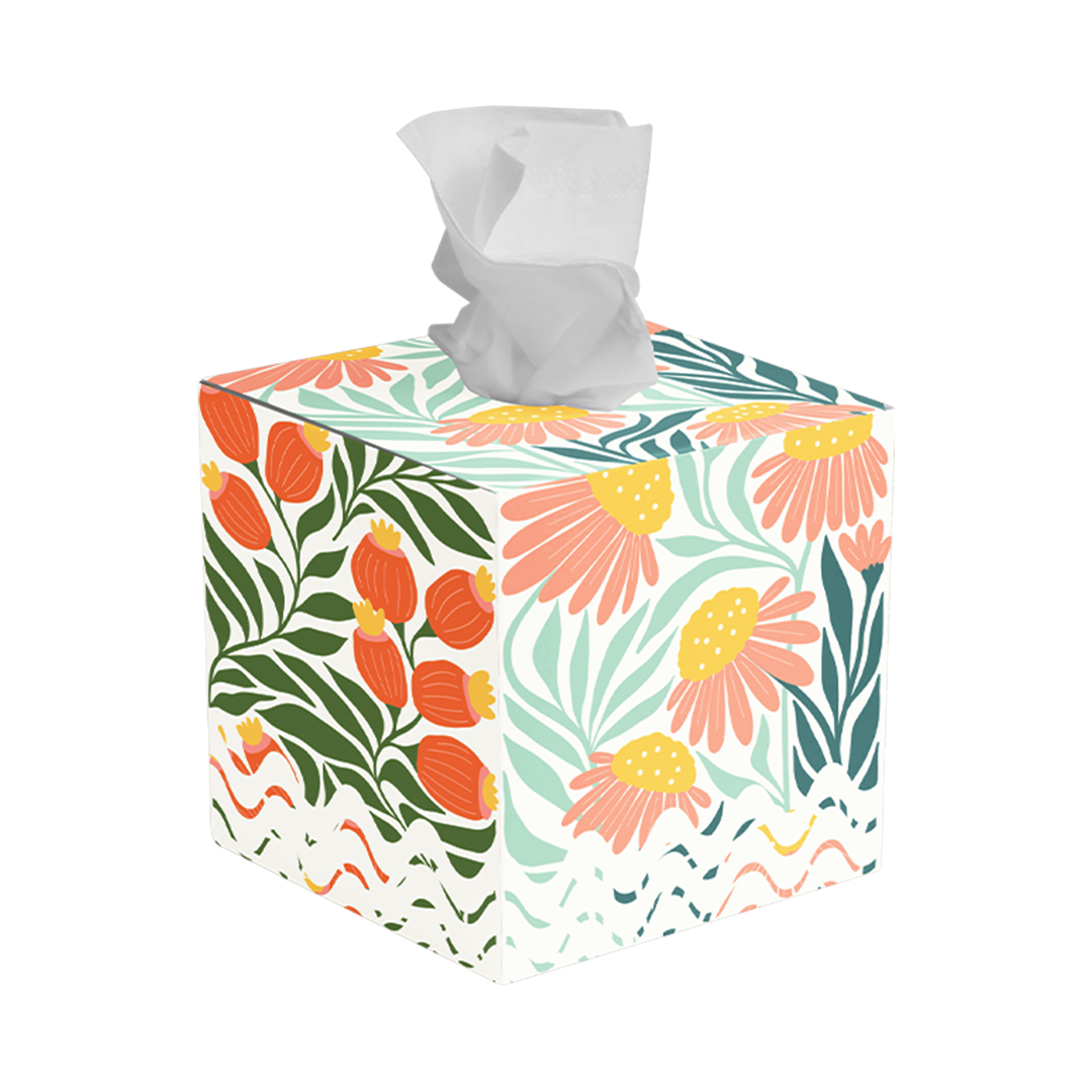 Tissue Box - Summer Breeze Collection Pkg #0005
