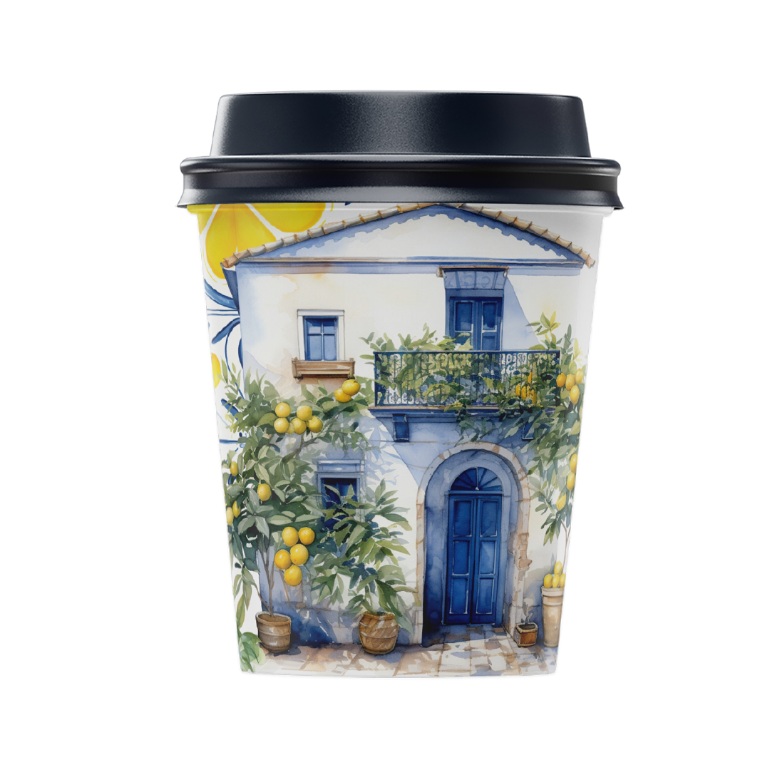 Paper Cups (8oz) - Dolce Summer Collection (12 pcs/pkg)