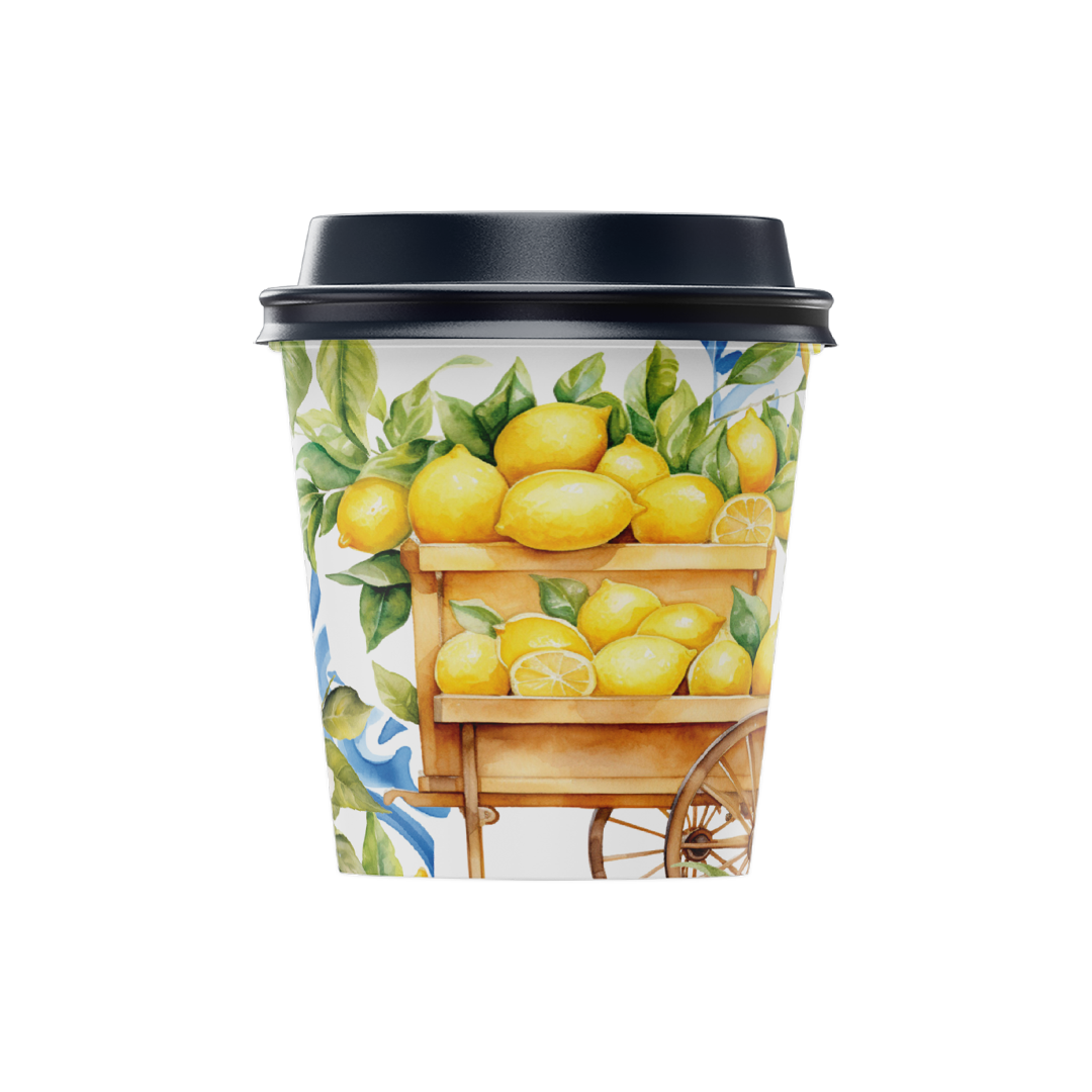 Paper Cups (4oz) - Dolce Summer Collection (12 Pcs/Pkg)