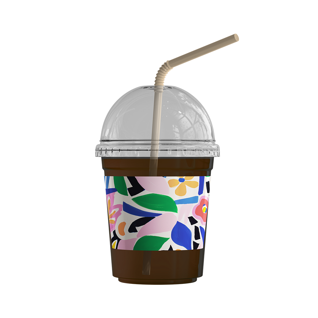 Plastic Cups (8oz) - Floral Pop Collection