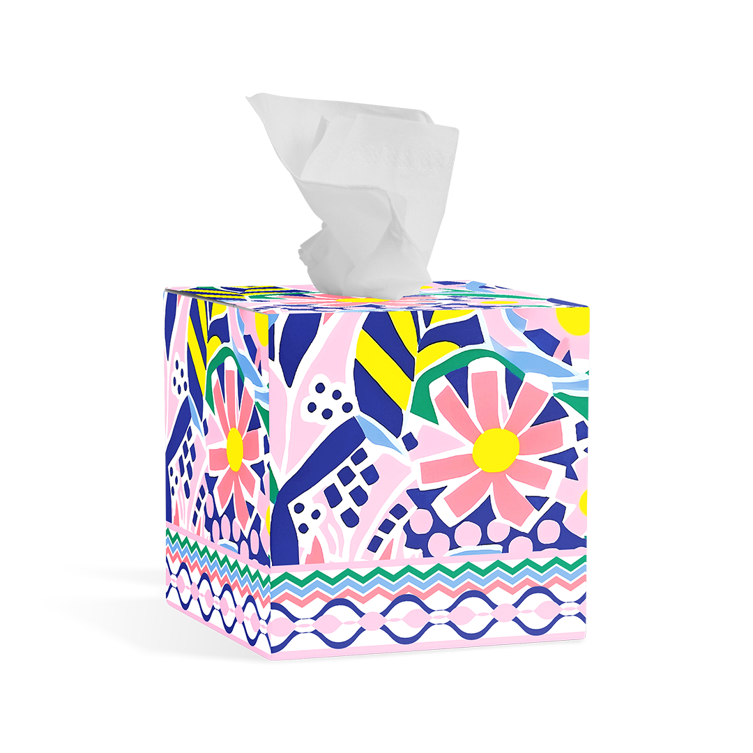 Tissue Box (1 Pcs) - Floral Pop Collection