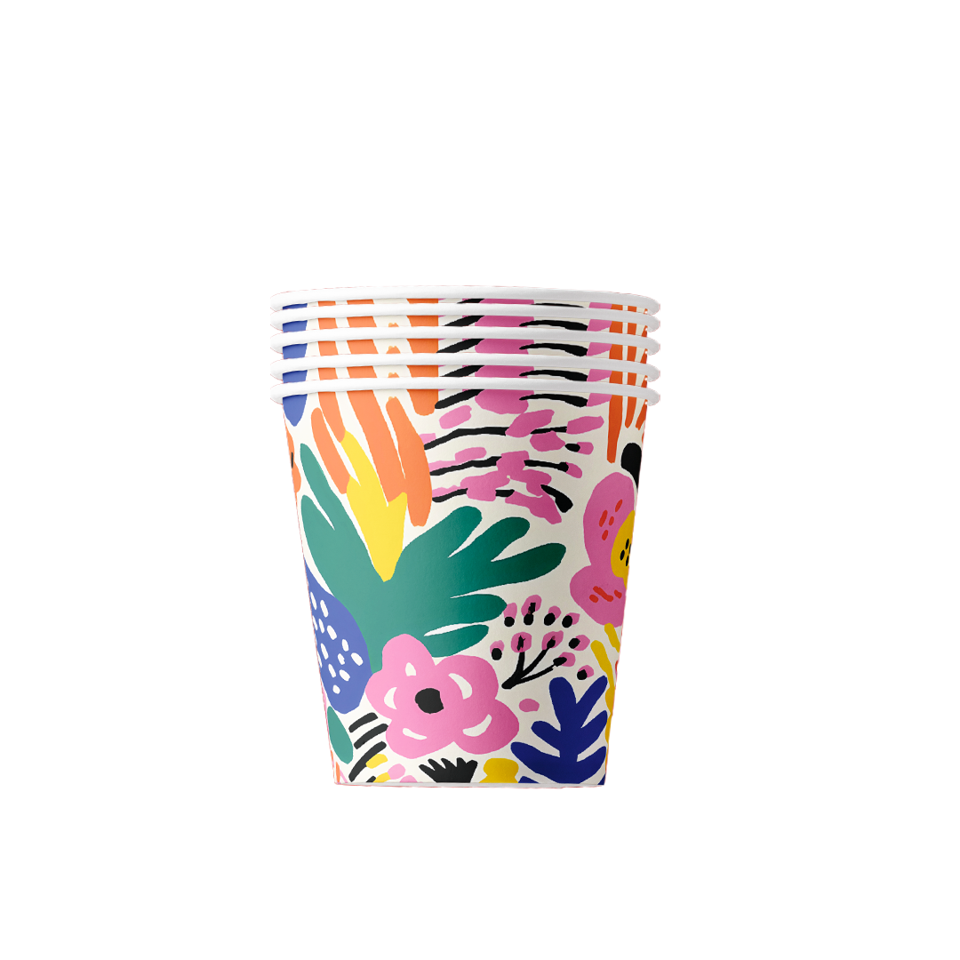 Paper Cups (2,5oz) - Floral Pop Collection