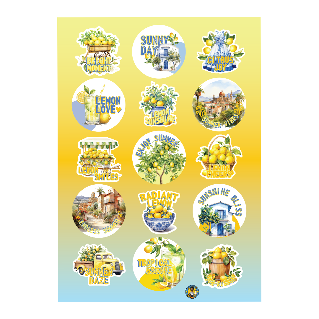 Sticker Sheets (40 Pcs/Pkg) - Dolce Summer Collection