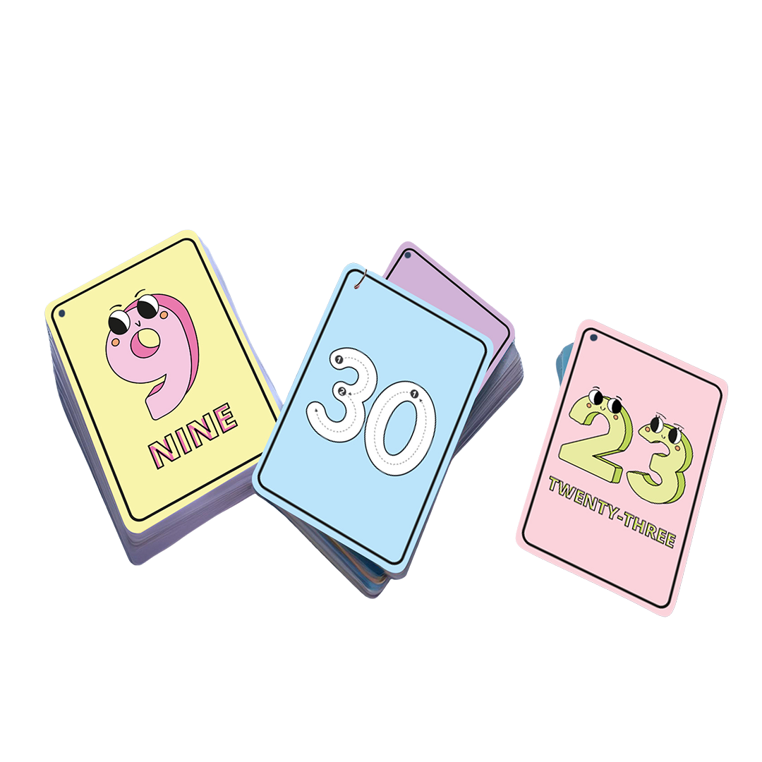 Flash Card - Numbers - 7.5x11cm -30 Cards