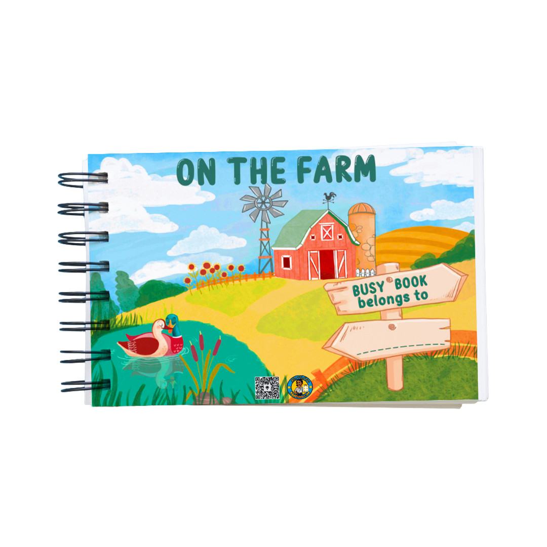 Busy Book - Farm - A4 Size - 42 Pages
