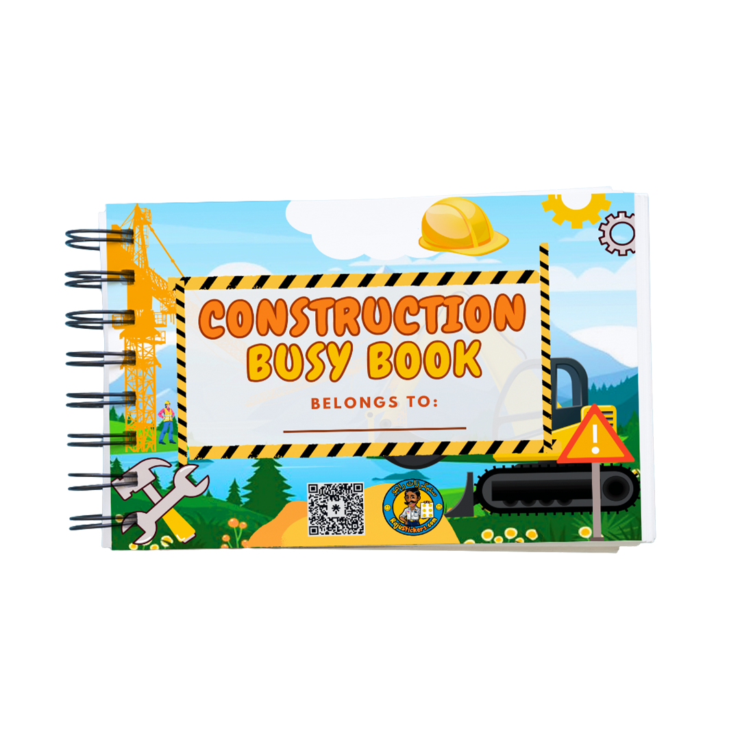 Busy Book - Constructions - A4 Size - 61 Pages