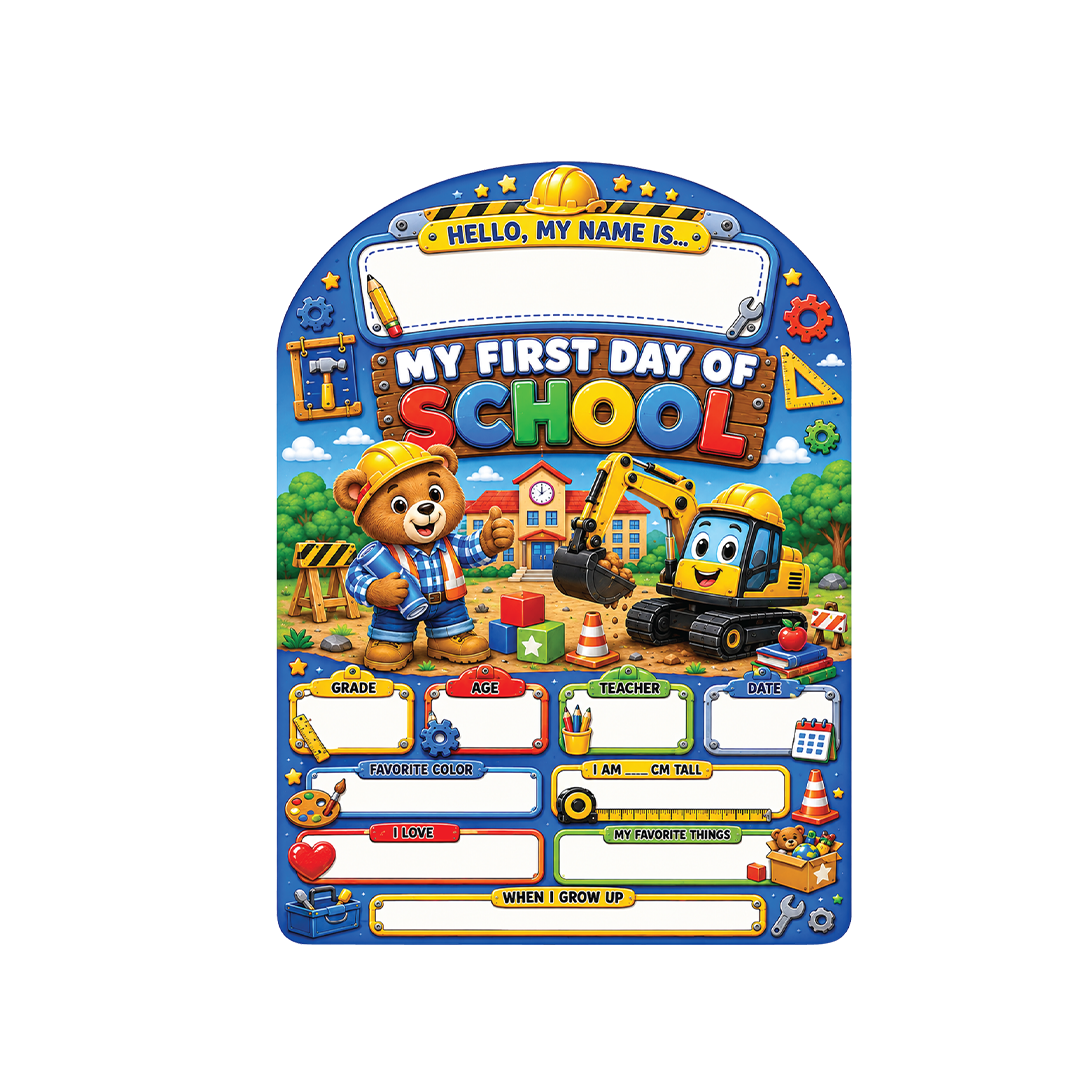 First Day Acrylic Board (Boy) 2026 – 1 Pcs Per Package