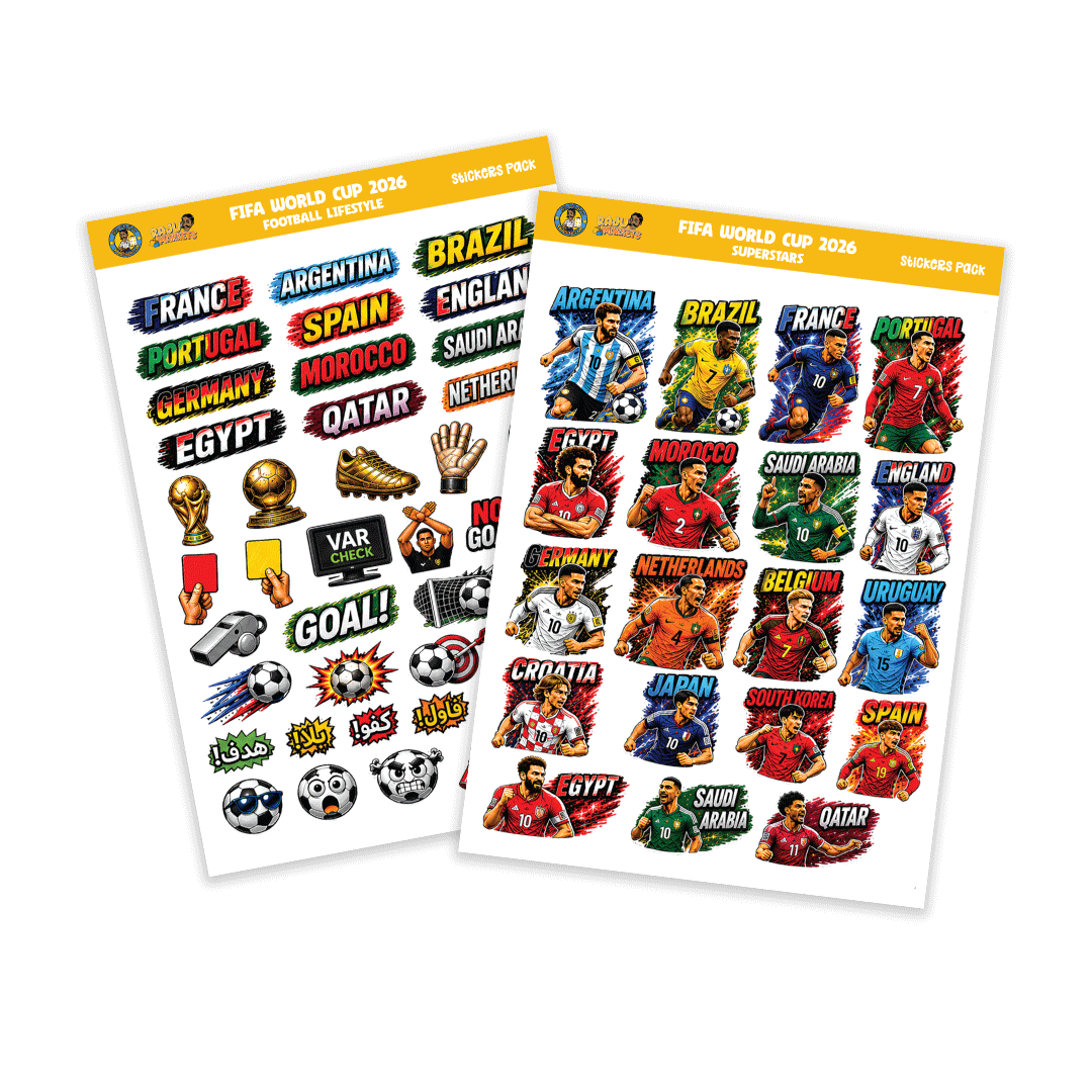 A5 Sticker Sheet World Cup 2026 - FIFA World Cup 2026 Collection