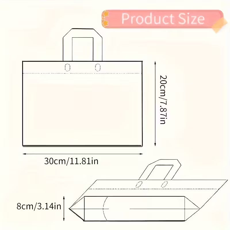 Premium Gift Bags - Multifunctional Tote Shopping and Party Gift Bags, Durable Plastic Craft Bags, Ideal for Small Businesses and Events