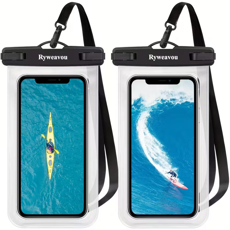 1 Pcs 7-Inch High Quality Phone Pouches - Suitable for iPhone 16 Pro, 15, 14, 13, 12, 11 Pro Max, XS Plus, for Galaxy Diving Phone Dry Bag for Swimming, Snorkeling, and Beach Adventures
