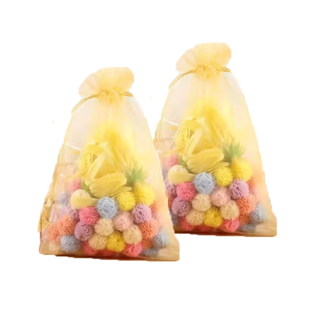 10 Pcs Organza Bags 15 x 20cm/6 x 8 inches - Jewelry Gifts Gift Bags Drawstring Mesh Bags Gifts Valentine's Day Wedding Eid Mubarak Halloween Eve Christmas New Year Party Candy Fruit Packaging